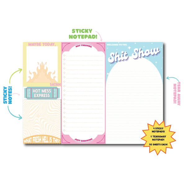 Welcome To The Shit Show Notepad