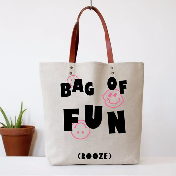 Bag Of Fun (Booze) Tote Bag